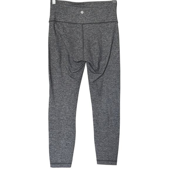 Lululemon Wunder Under Hi-Rise 7/8 Tight *25" Womens Size 8 Heathered Black - Picture 4 of 9